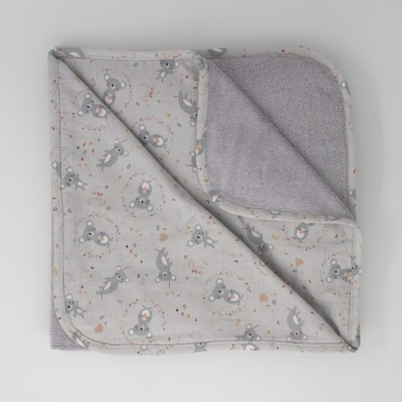 Sortie de bain en douceur - gris