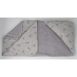 Sortie de bain en douceur - gris