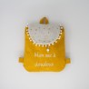 Sac à doudous - Personnalisable - jaune