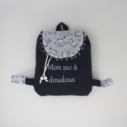 Kopie von Kopie von Sac à doudous - Personnalisable - marron