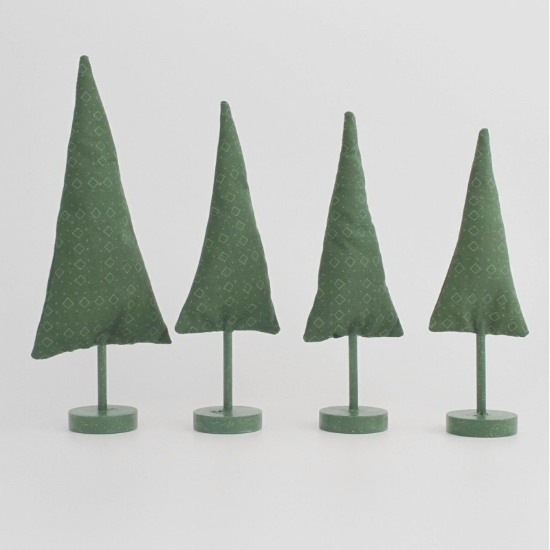 Forêt de sapins - Vert avec des losnages