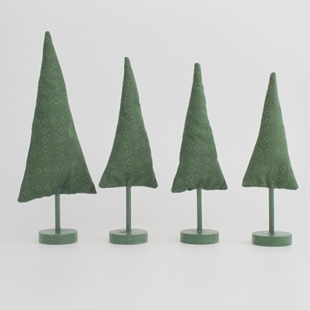 Forêt de sapins - Vert avec des losnages