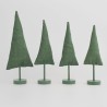 Forêt de sapins - Vert avec des losnages