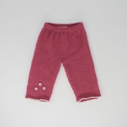 Kopie von Bonnet et snood rose-saumon