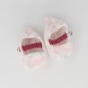 Kopie von Bonnet et snood rose-saumon