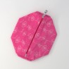 Trousse cosmétique rose avec des roses