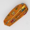 Trousse d'écolier orange impression Van d'aventure