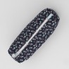Trousse d'écolier bleue motif floral